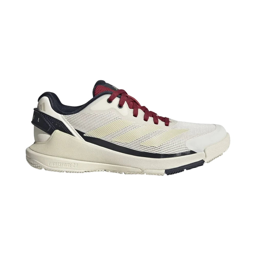 Adidas CrazyQuick LS Padel W 2026 by Marta Ortega en Blanco Tiza/Oro/Rojo
