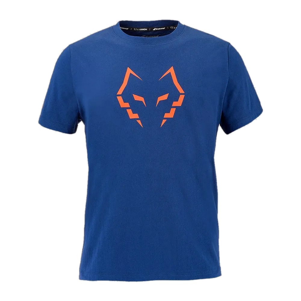 Camiseta oficial Babolat de Juan Lebrón, color azul marino