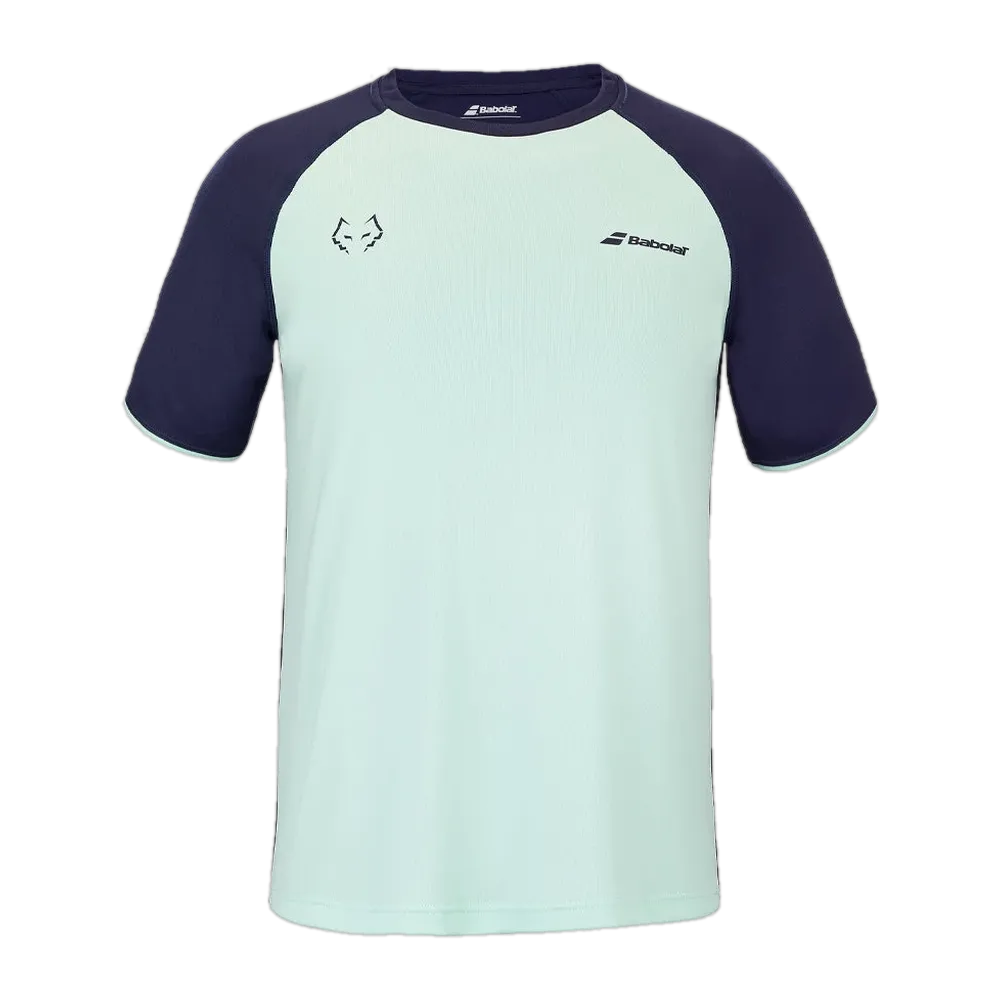 Camiseta oficial Babolat de Juan Lebrón, color azul