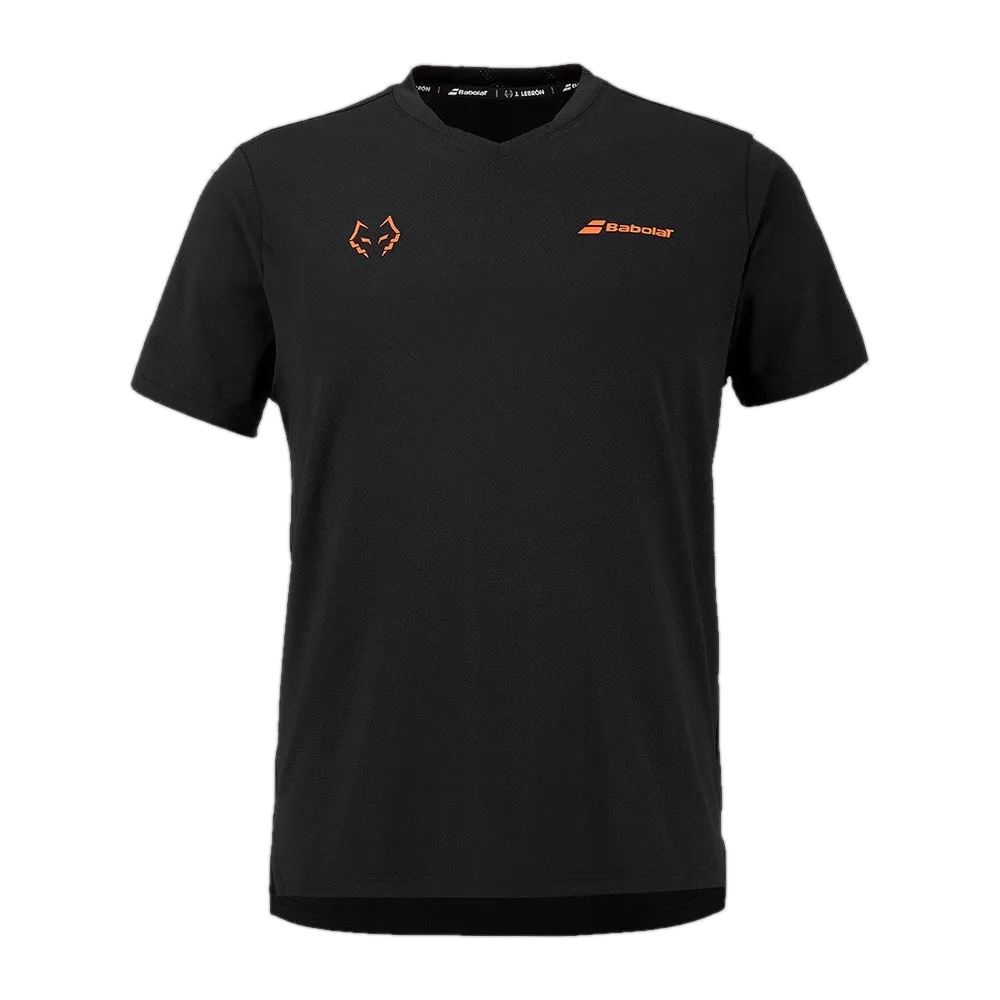 Camiseta oficial Babolat de Juan Lebrón, color negro