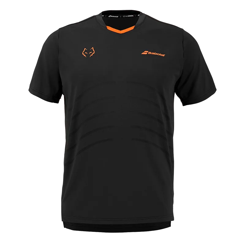 Camiseta oficial Babolat de Juan Lebrón, color negro