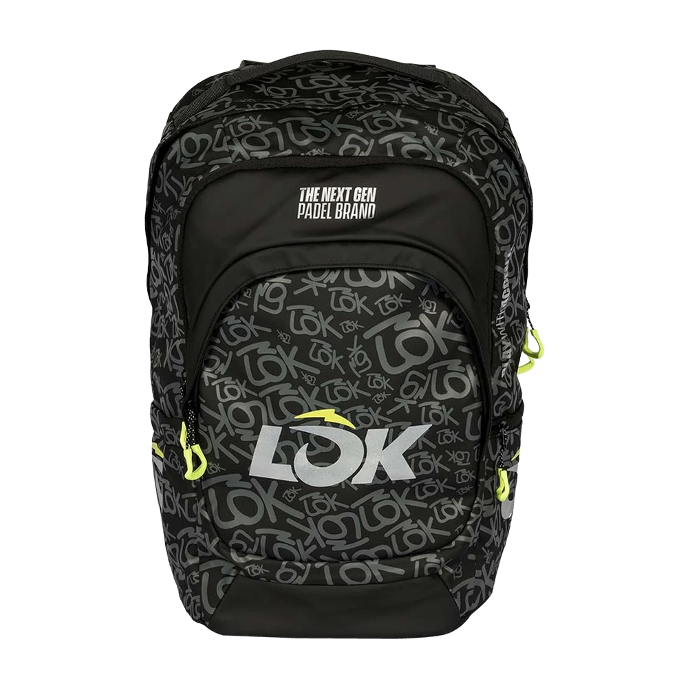 Lok Maxx Gen 2 Black/Green 2026 — mochila de pádel de Lok