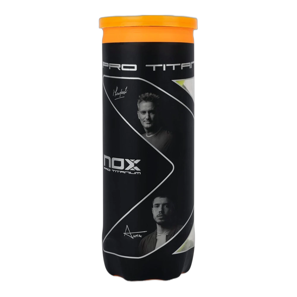 Bote de pelotas de pádel Nox PRO Titanium